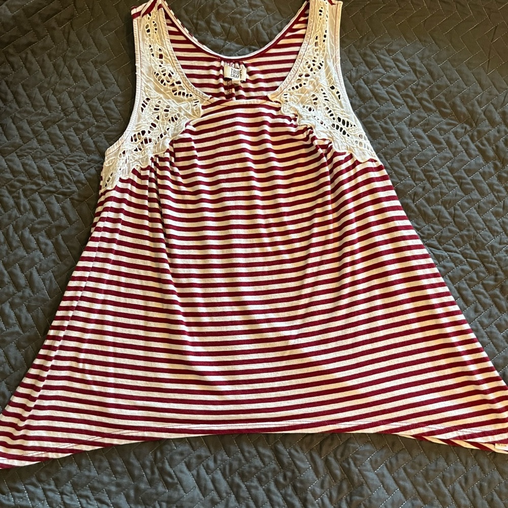 2 Striped Tanks XS